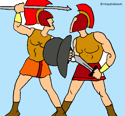 Lucha de gladiadores