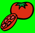 Dibujo Tomate pintado por betolohicemejorkeutd