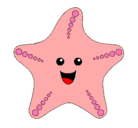Dibujo Estrella de mar pintado por checcid