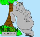 Dibujo Horton pintado por cintia