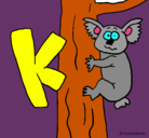 Dibujo Koala pintado por salma