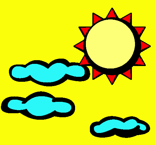 Sol y nubes 2