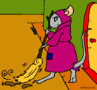 Dibujo La ratita presumida 1 pintado por MEMOAIN