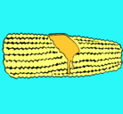 Dibujo Mazorca de maíz pintado por emilia