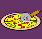 Dibujo Pizza pintado por libni03025