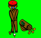 Dibujo Jugador de golf II pintado por mkhurf