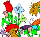 Dibujo Fauna y flora pintado por kasandra