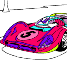 Dibujo Automóvil número 5 pintado por paula   ortega