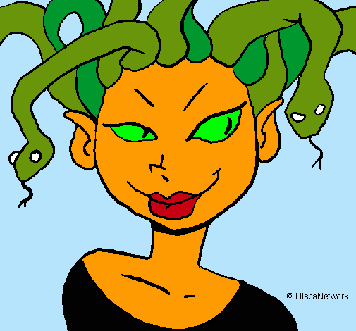 Mujer medusa