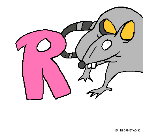 Dibujo Rata pintado por Rebecca85