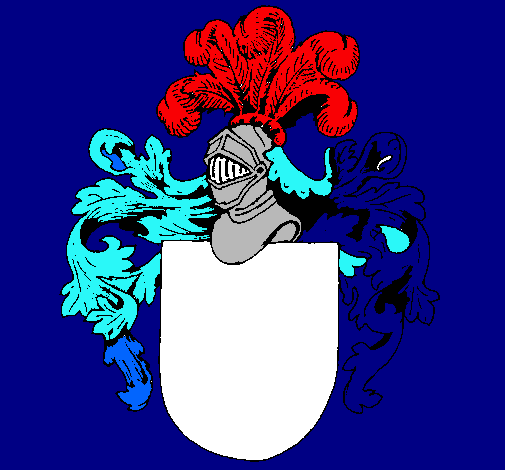 Escudo de armas y casco