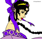 Dibujo Princesa china pintado por JuJu