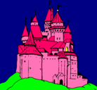Dibujo Castillo medieval pintado por cande star