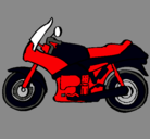 Dibujo Motocicleta pintado por lixy