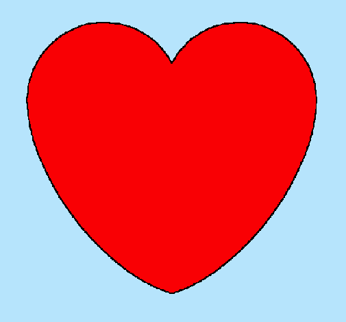 Dibujo Corazón pintado por Missdianitalulu