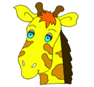 Dibujo Cara de jirafa pintado por sb