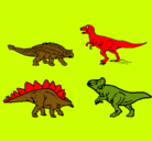 Dibujo Dinosaurios de tierra pintado por ds .lkllñññññ