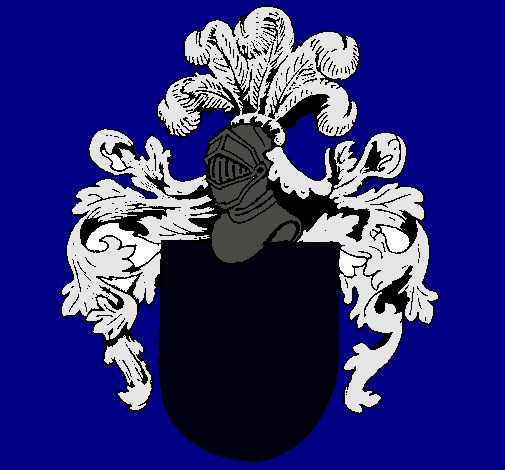 Escudo de armas y casco