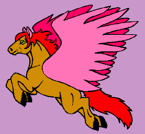 Pegaso volando