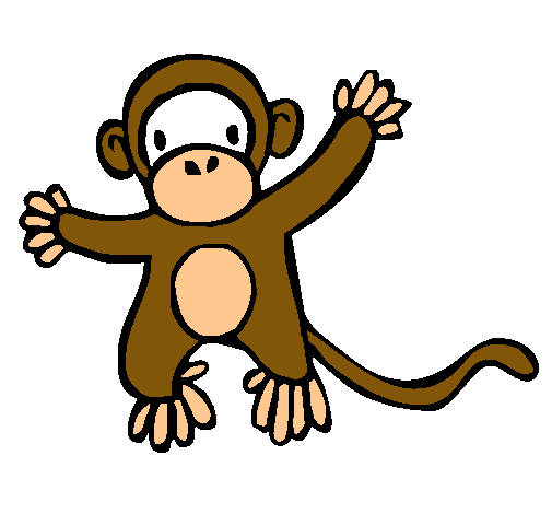 Dibujo de Mono pintado por Chango en  el día 31-10-10 a las  20:50:15. Imprime, pinta o colorea tus propios dibujos!