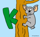 Dibujo Koala pintado por johan