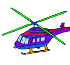 Dibujo Helicóptero  pintado por LUCIA