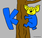 Dibujo Koala pintado por alvaro