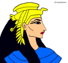 Dibujo Faraón pintado por RUBEN