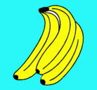 Dibujo Plátanos pintado por Nataly