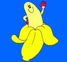 Dibujo Banana pintado por omarelis