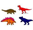 Dibujo Dinosaurios de tierra pintado por ximena martinez