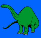 Dibujo Braquiosaurio II pintado por kiyoshi