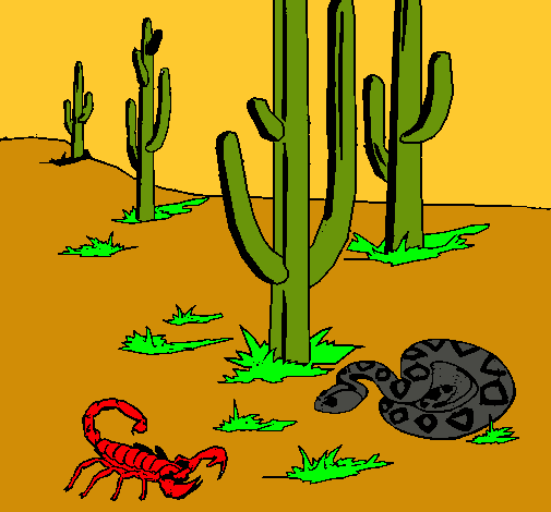 Dibujo de Desierto pintado por El desierto del en  el día  29-10-10 a las 16:43:35. Imprime, pinta o colorea tus propios dibujos!