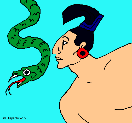 Serpiente y guerrero