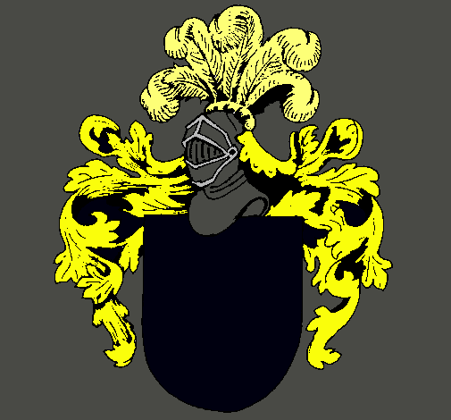 Escudo de armas y casco