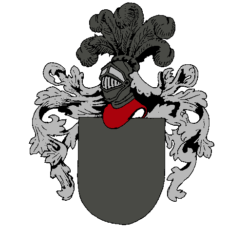 Escudo de armas y casco