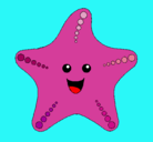 Dibujo Estrella de mar pintado por gemma