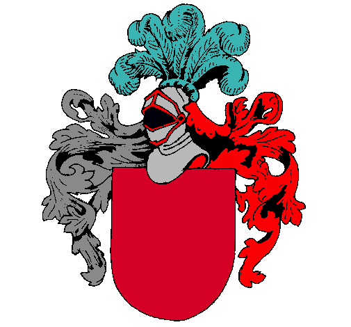 Escudo de armas y casco