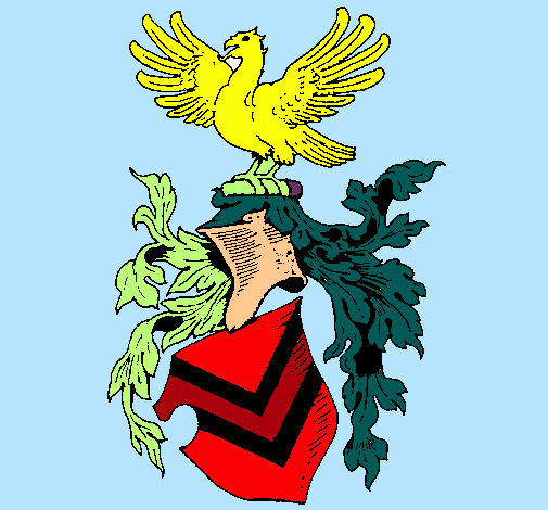 Escudo de armas y aguila 