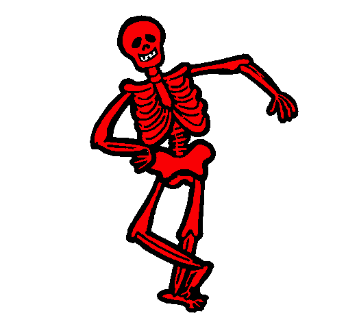 Esqueleto contento