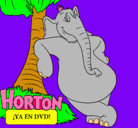 Dibujo Horton pintado por MELI 2