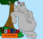 Dibujo Horton pintado por TRONPETA