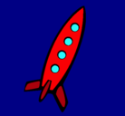 Dibujo Cohete II pintado por sheryl_selena