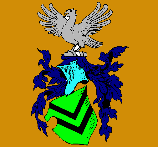 Escudo de armas y aguila 