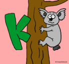 Dibujo Koala pintado por Letrab