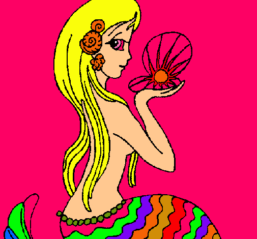 Sirena y perla
