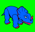 Dibujo Triceratops II pintado por juancarlos