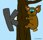 Dibujo Koala pintado por luisa fernanda