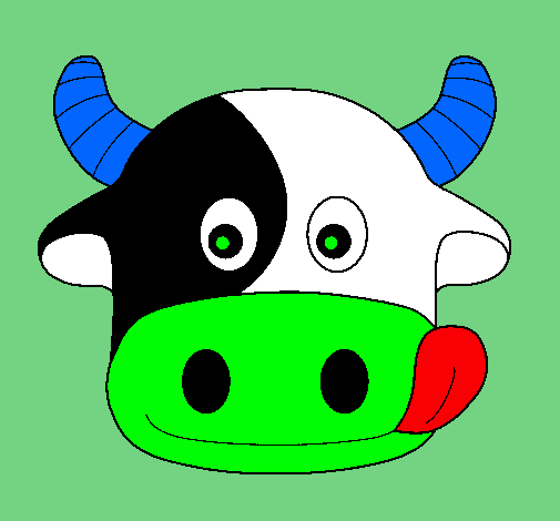 Dibujo Vaca pintado por aroa