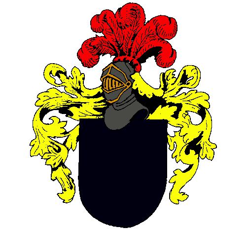 Escudo de armas y casco